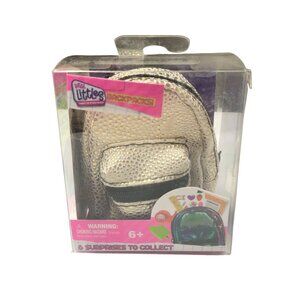 Real Littles Backpacks With Surprises Collectible Set Gold Speckle For Ages 6+